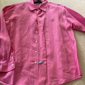 Polo by Ralph Lauren Pink Casual Button Down Shirt